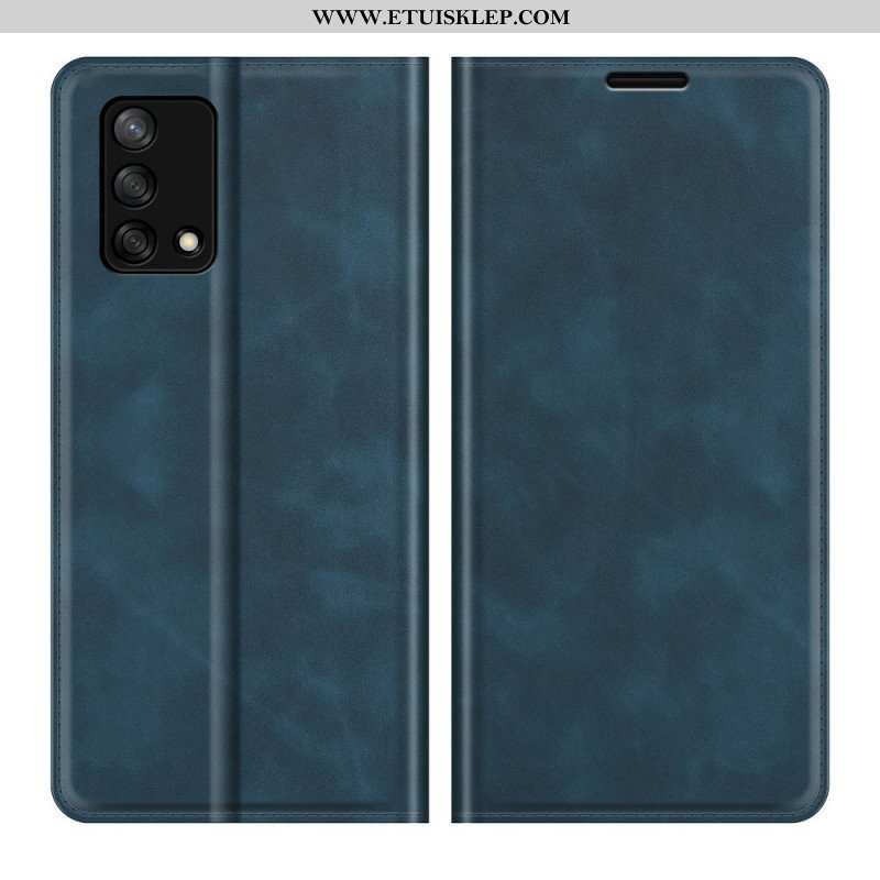 Etui Na Telefon do Oppo A74 4G Etui Folio Dotyk Skóry